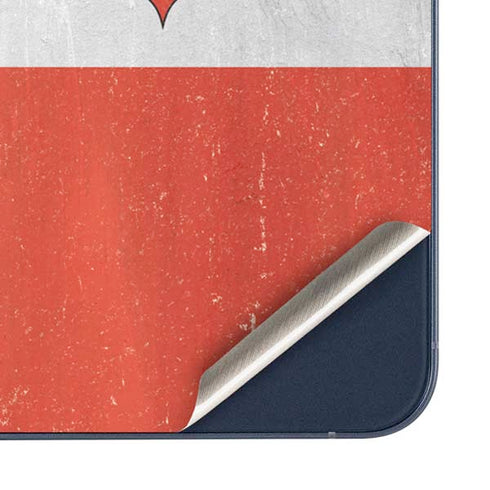 Poland Flag Distressed Galaxy A35 5G Skin